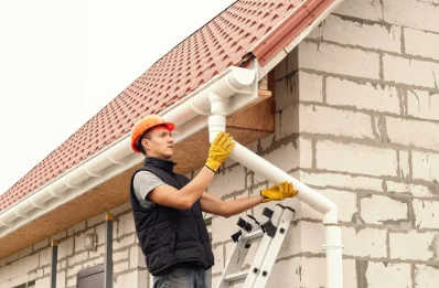 Pose et remplacement de gouttières à Venansault